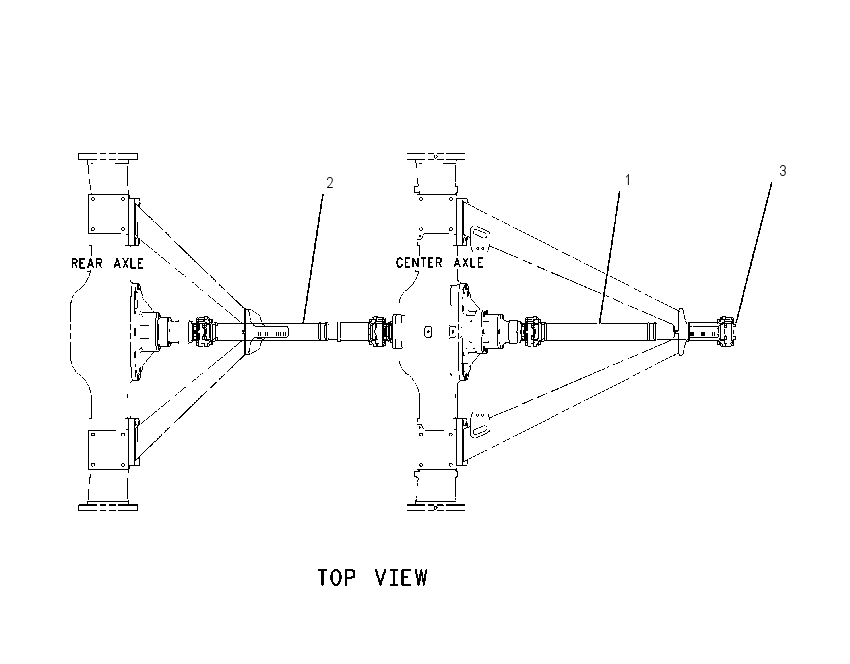 SHAFT GP-REAR DRIVE 1613250 CAT