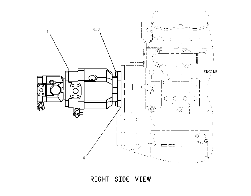 PUMP & MTG GP-STEERING & BRAKE 1597885 CAT