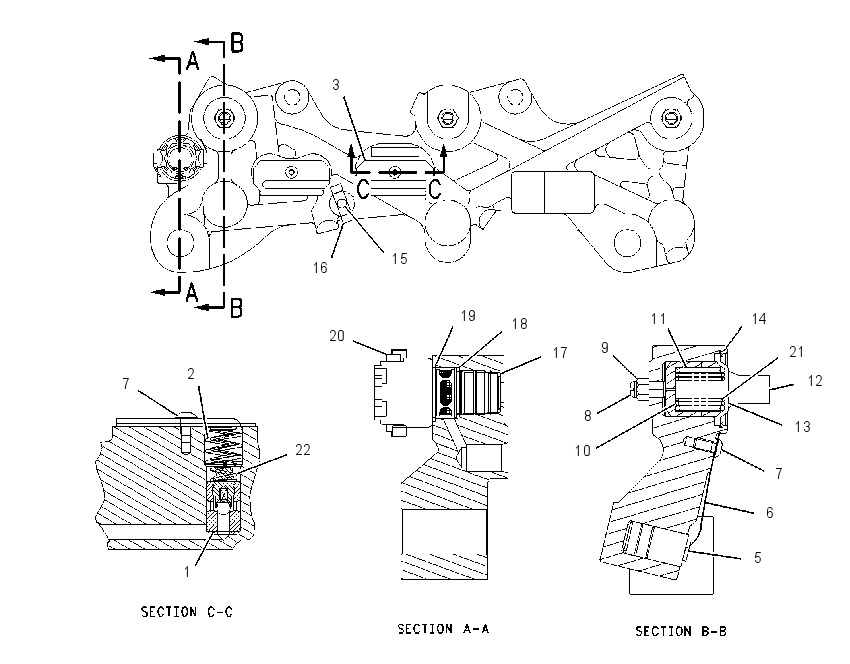 HOUSING GP-ENGINE BRAKE 1487427 CAT