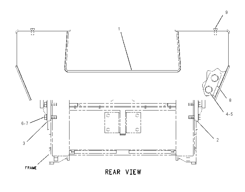 BUMPER GP 1456452 CAT