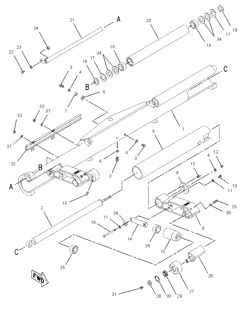 HITCH GP-TRUCK 1338682 CAT