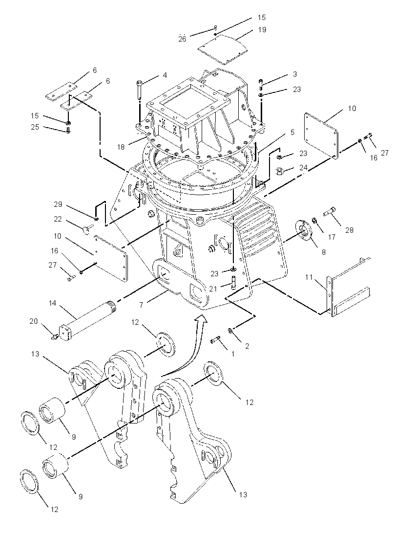 HOUSING GP-CRUSHER 1609069 CAT