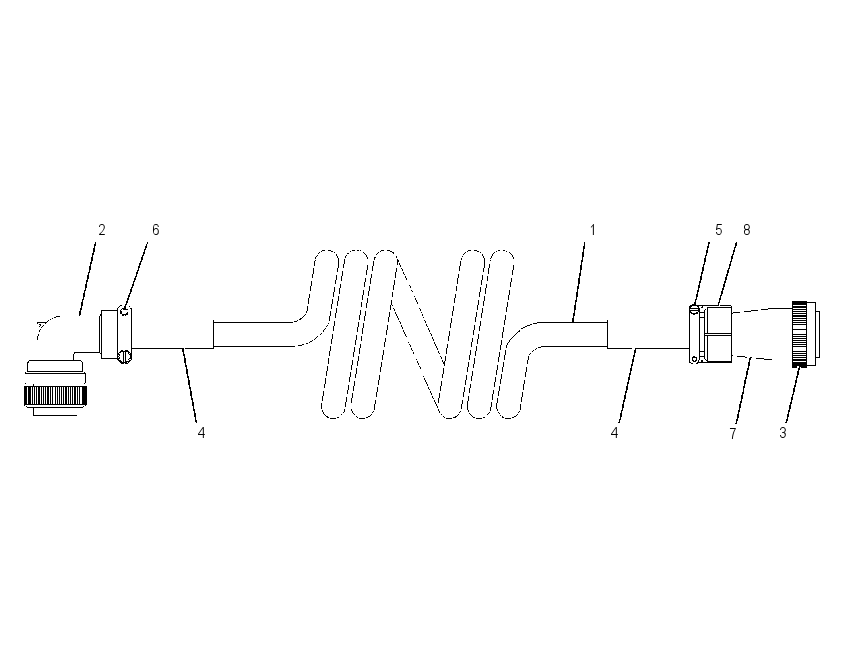 CABLE GP-CONTROL 1686500 CAT