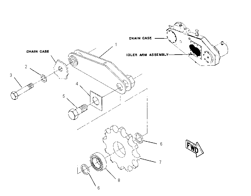 IDLER GP-CHAIN DRIVE 1059051 CAT