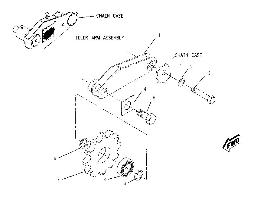 IDLER GP-CHAIN DRIVE 1059050 CAT