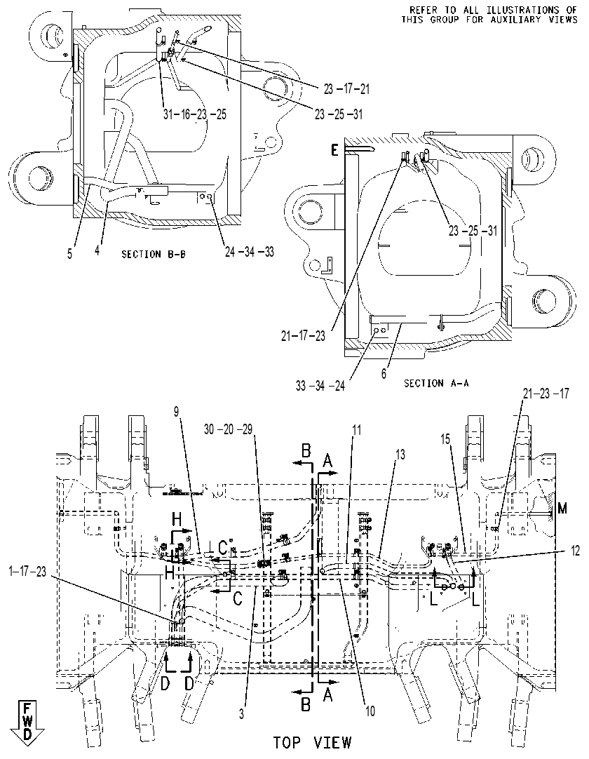 HOUSING AS-REAR AXLE 1556486 CAT