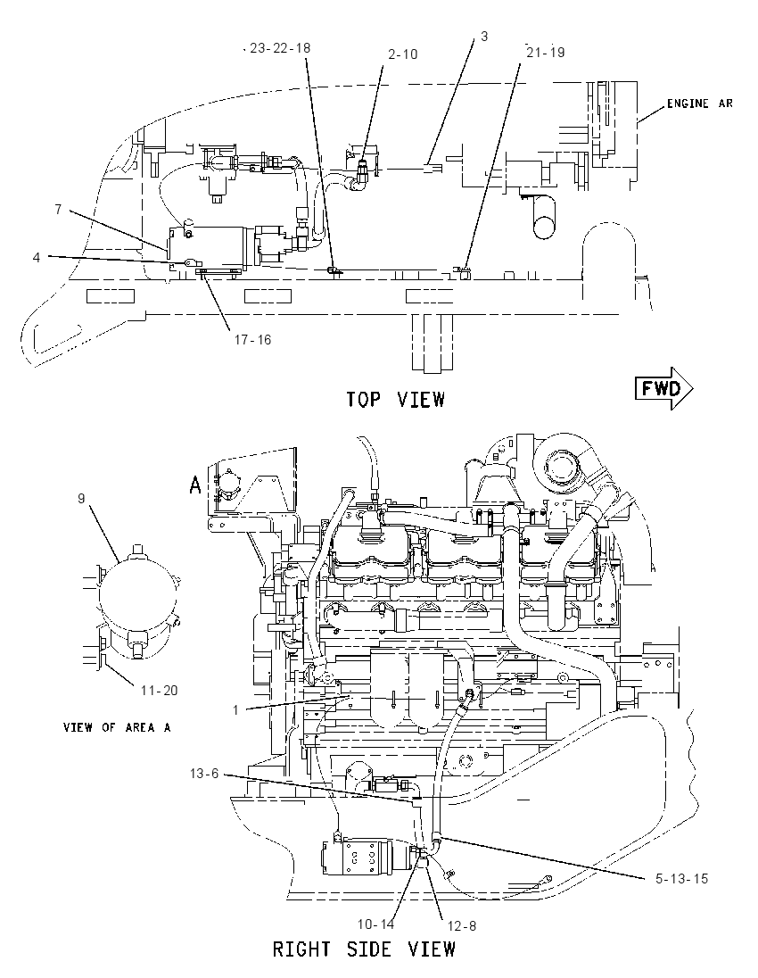 PRELUBRICATION AR-ENGINE 1564301 CAT