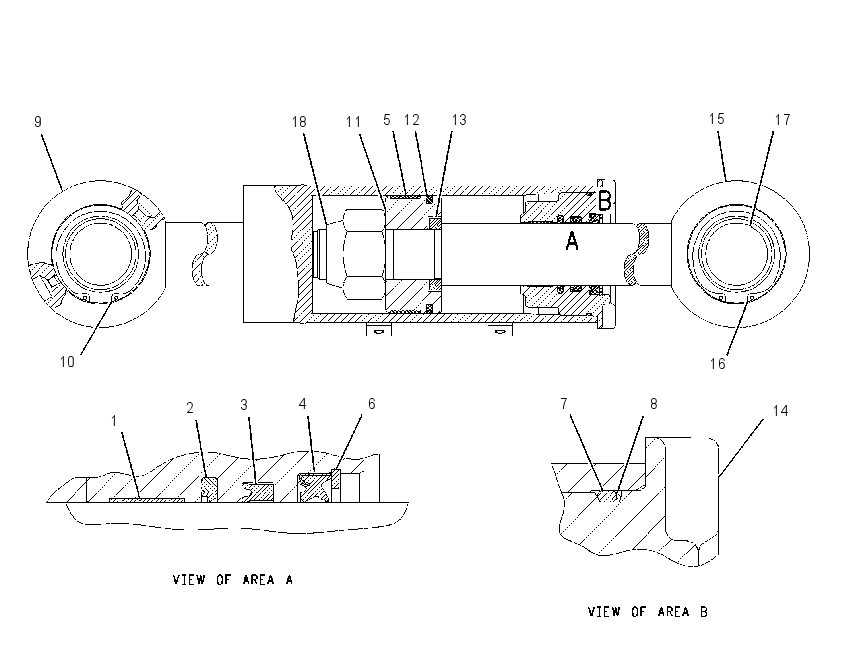 CYLINDER GP-BULLDOZER TILT 1600045 CAT