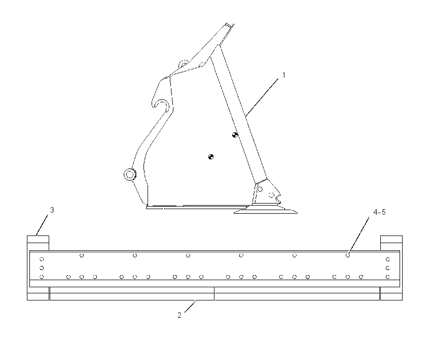 Ковш для перегрузки материалов 1668115 CAT