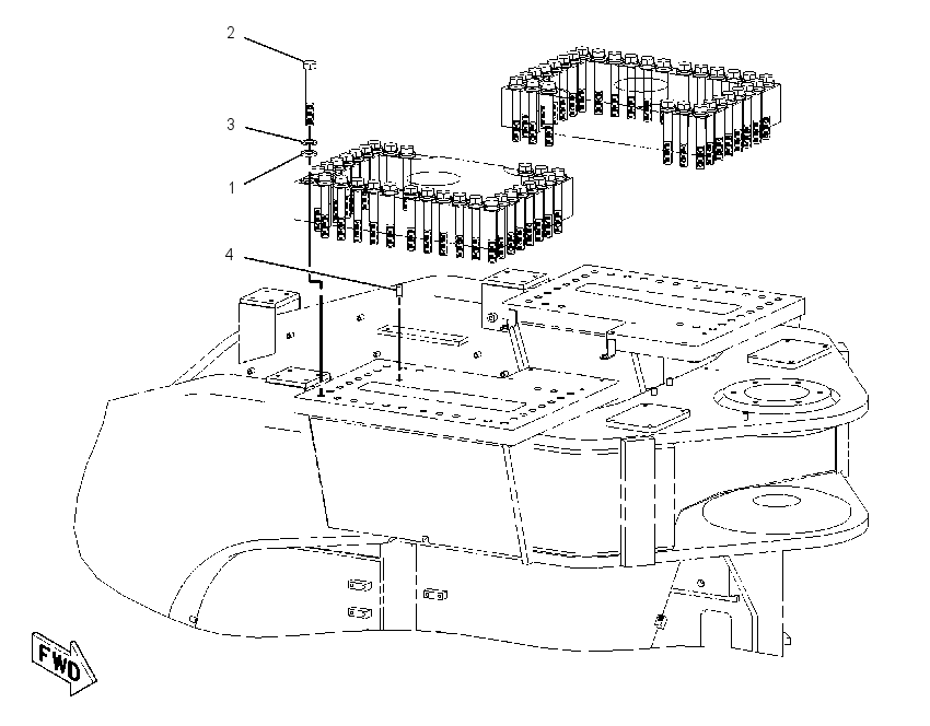 FASTENER GP-ROPS 1699516 CAT