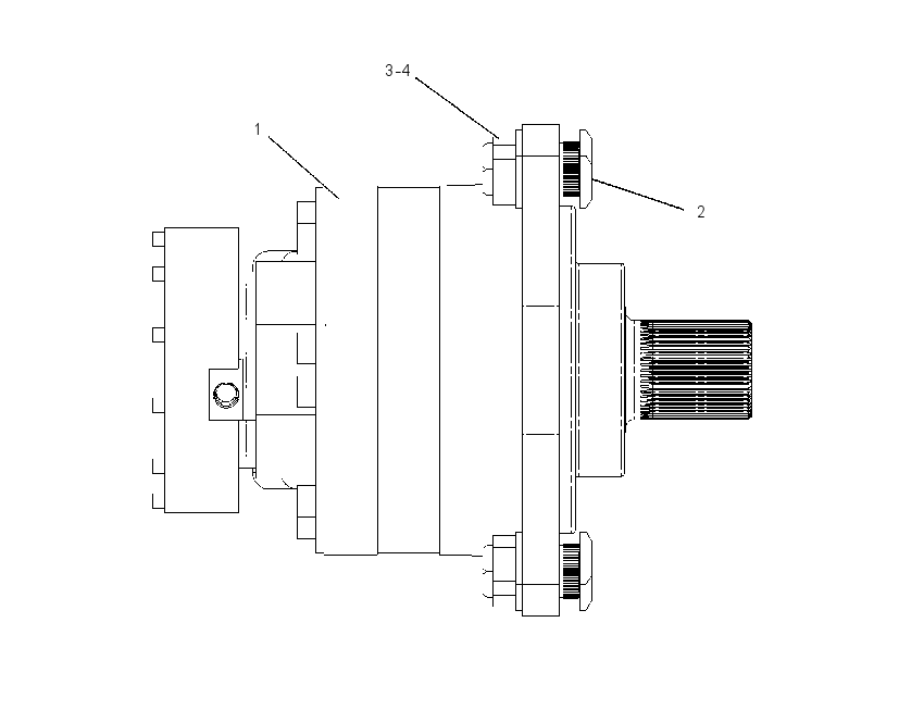 MOTOR & MTG GP-HYDROSTATIC 1429059 CAT