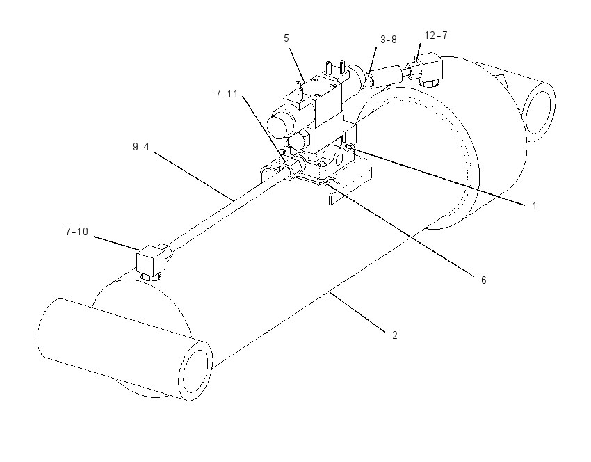 CYLINDER & LINES GP-STABILIZER 1567893 CAT