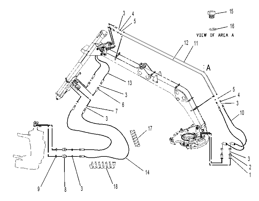 LINES GP-ROTATOR 1595457 CAT