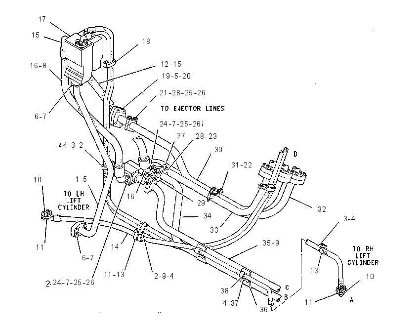 LINES GP-DRAFT FRAME 1U4292 CAT