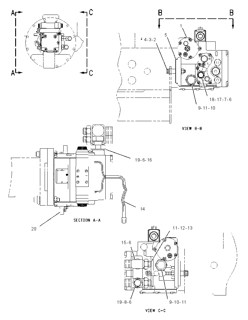 PUMP & MTG GP-VIBRATORY 1488252 CAT
