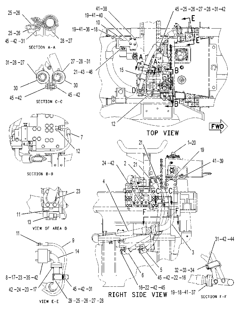 VALVE & LINES GP 1331194 CAT