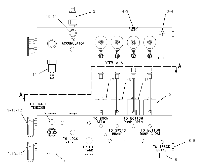 MANIFOLD GP-PILOT 1277360 CAT