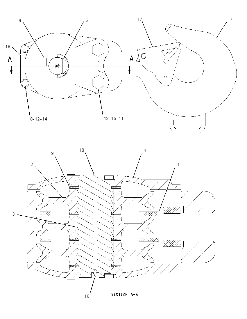 BLOCK GP-LOAD SHEAVE 1520744 CAT