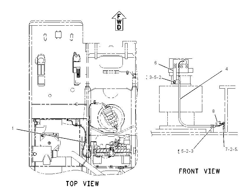 WIRING GP-FINE SWING 1364016 CAT