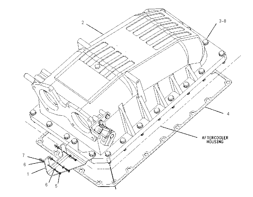 COVER GP-AFTERCOOLER 1745899 CAT