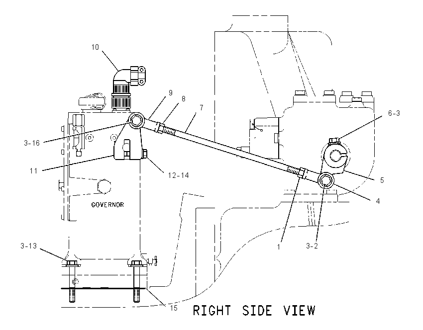 FASTENER GP-GOVERNOR 1204508 CAT