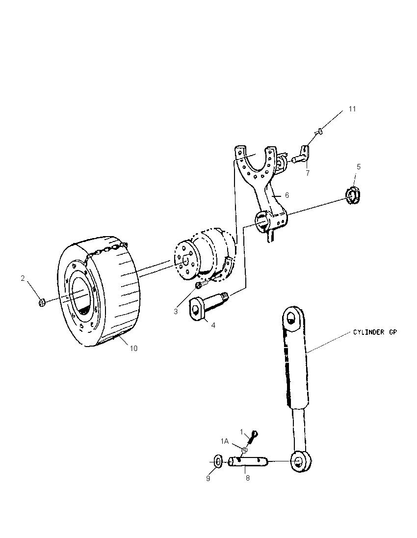 ROLLER GP-FEED 1576241 CAT