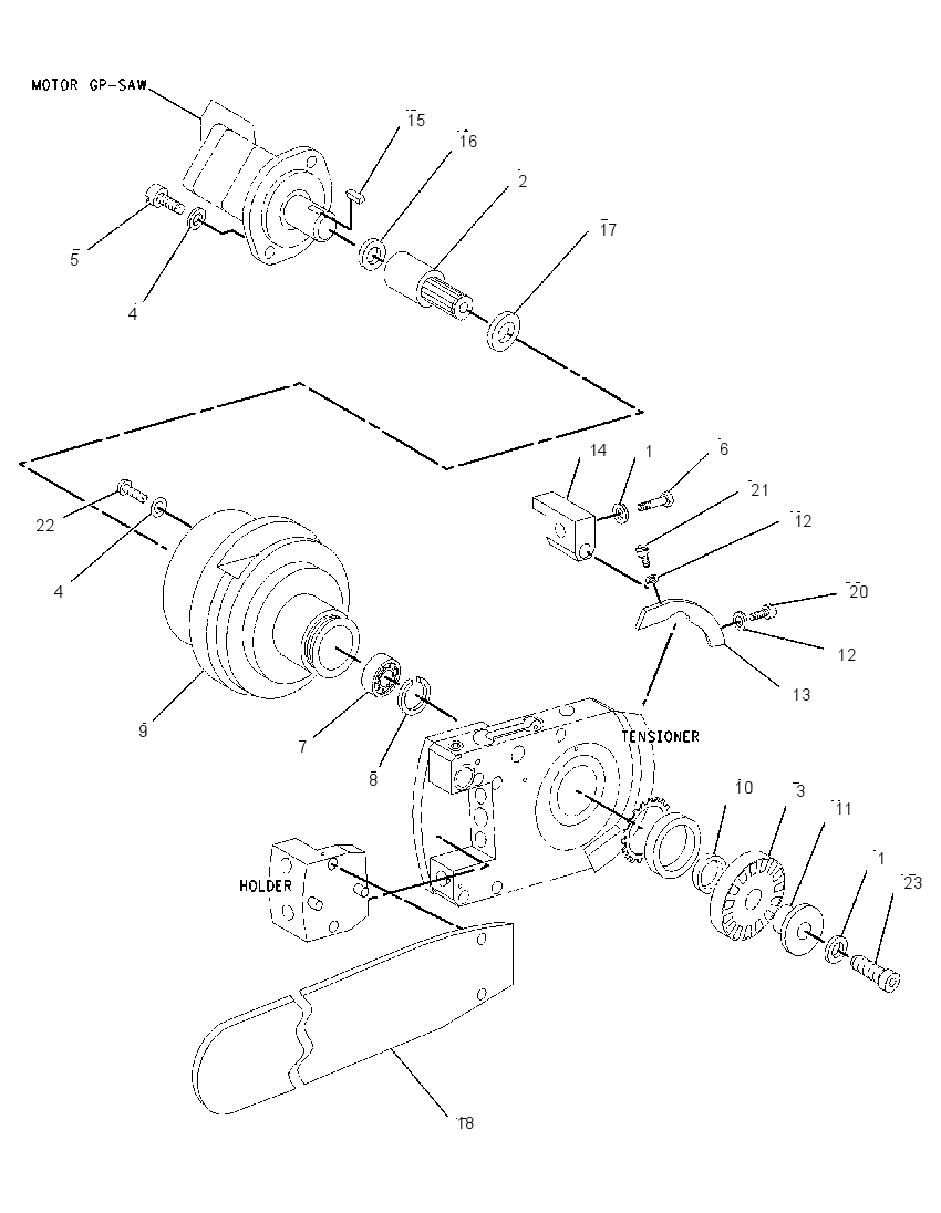 SAW GP-CHAIN 1571393 CAT