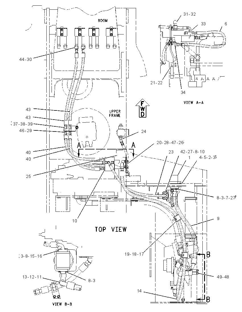 LINES GP-ROTATOR 1360058 CAT