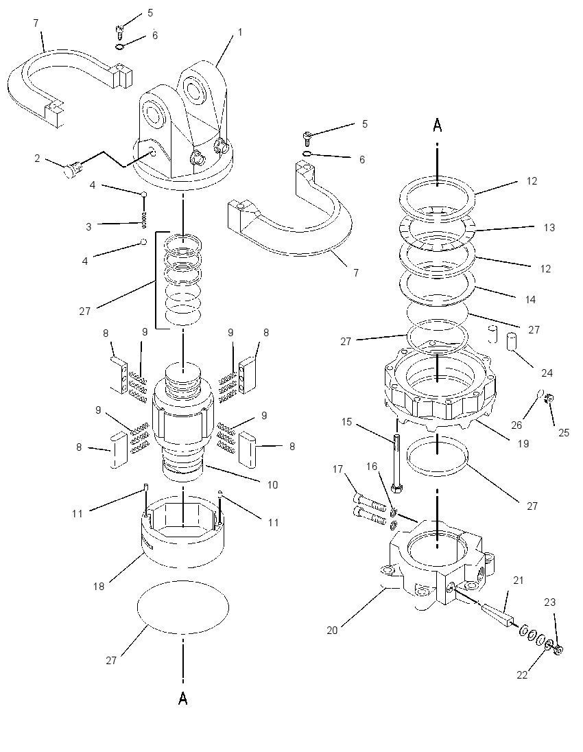 ROTATOR GP-HYDRAULIC 1744807 CAT