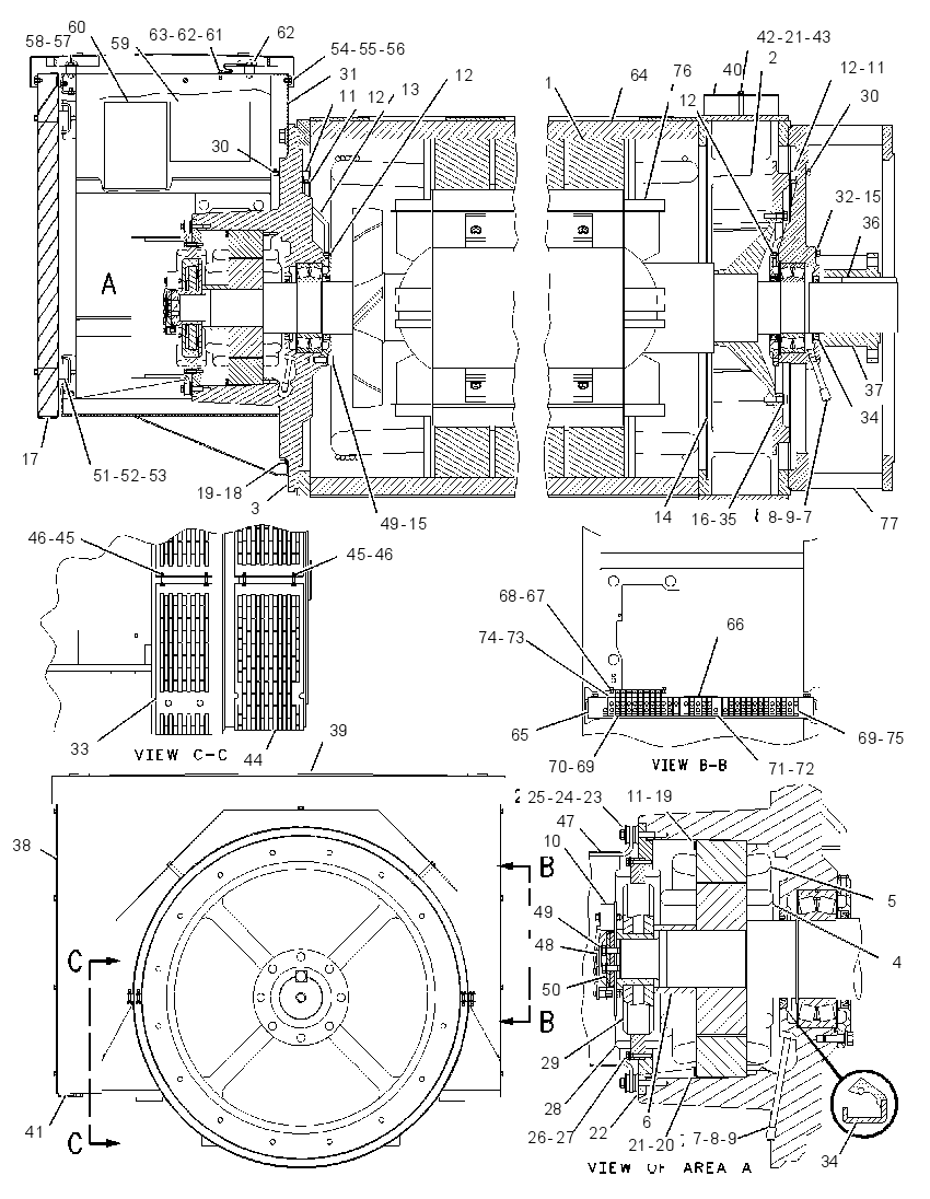 Генератор 6I4855 CAT