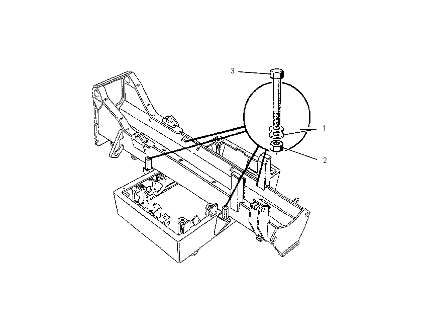 MOUNTING GP-CHASSIS 8I3120 CAT