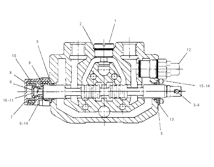 Клапан управляющий 4T6830 CAT