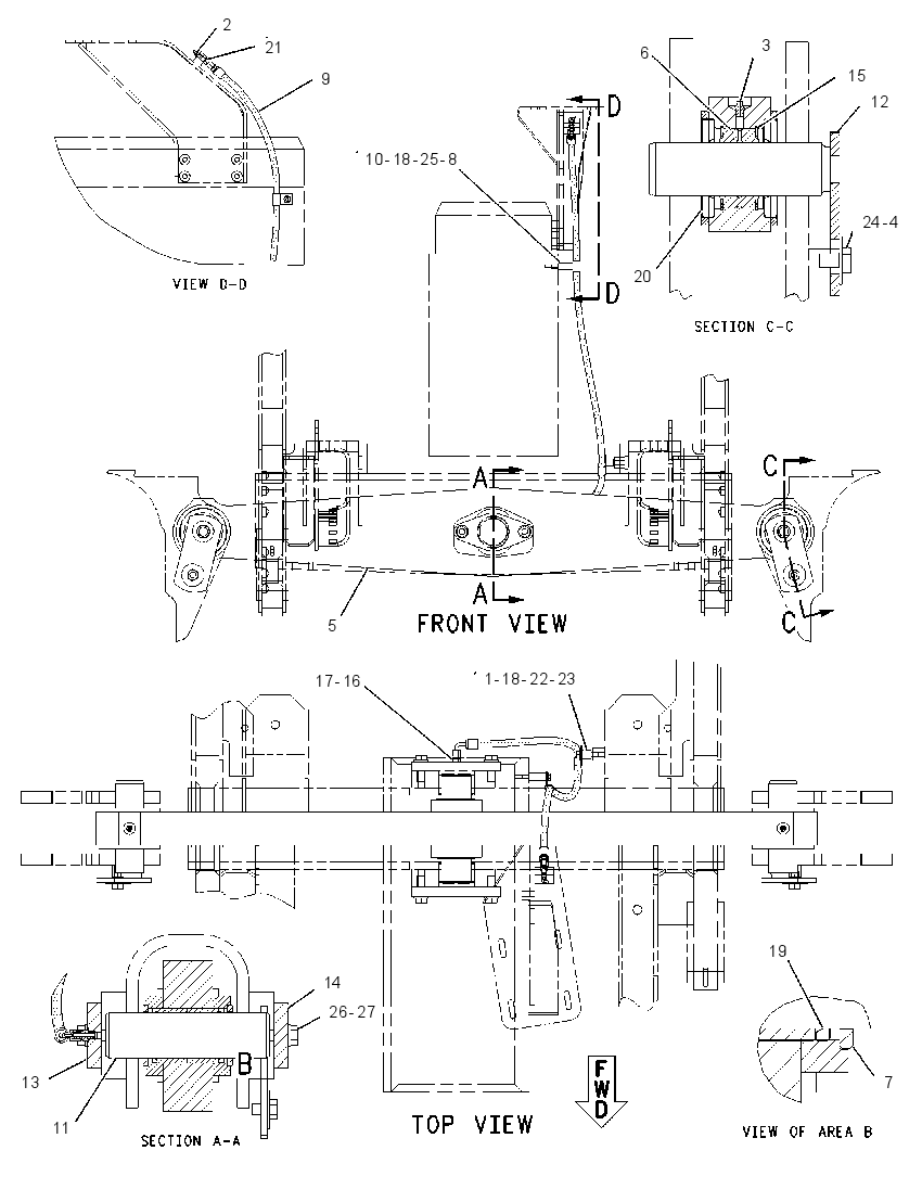 Балансир 1074104 CAT