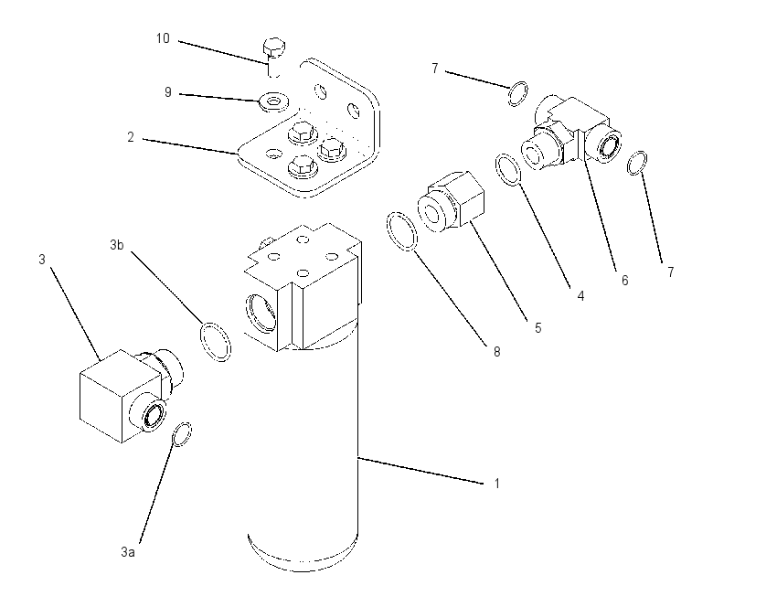 FILTER & LINES GP-STEERING 1748217 CAT