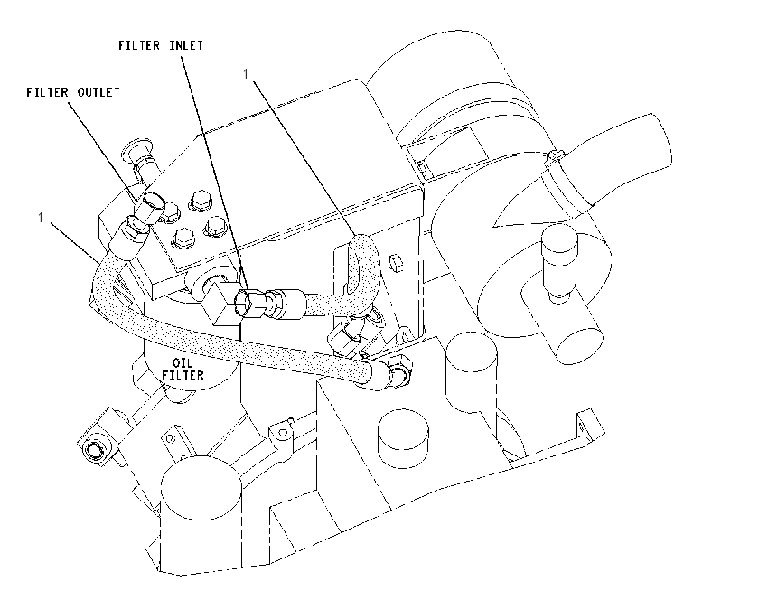 LINES GP-HYDRAULIC FILTER 1460755 CAT