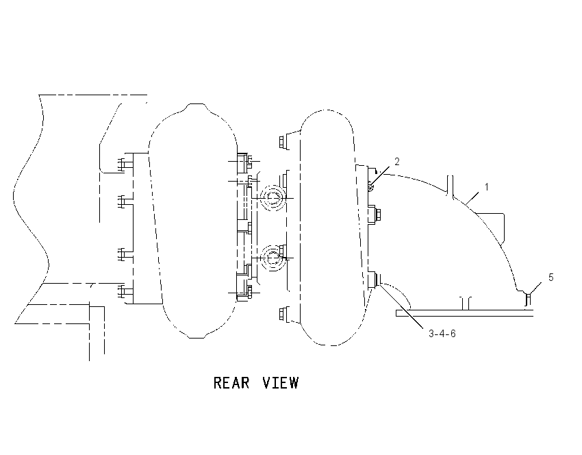 ADAPTER GP-TURBOCHARGER 1537209 CAT