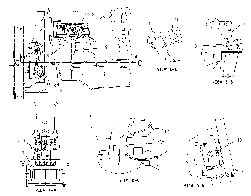 WIRING GP-STABILIZER ALARM 1367436 CAT
