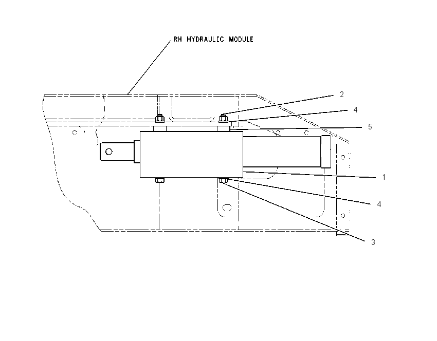 VALVE & MTG GP-HOIST CONTROL 1237881 CAT