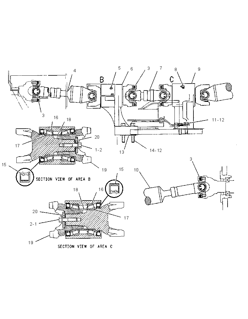 DRIVE GP-WINCH 9U4562 CAT