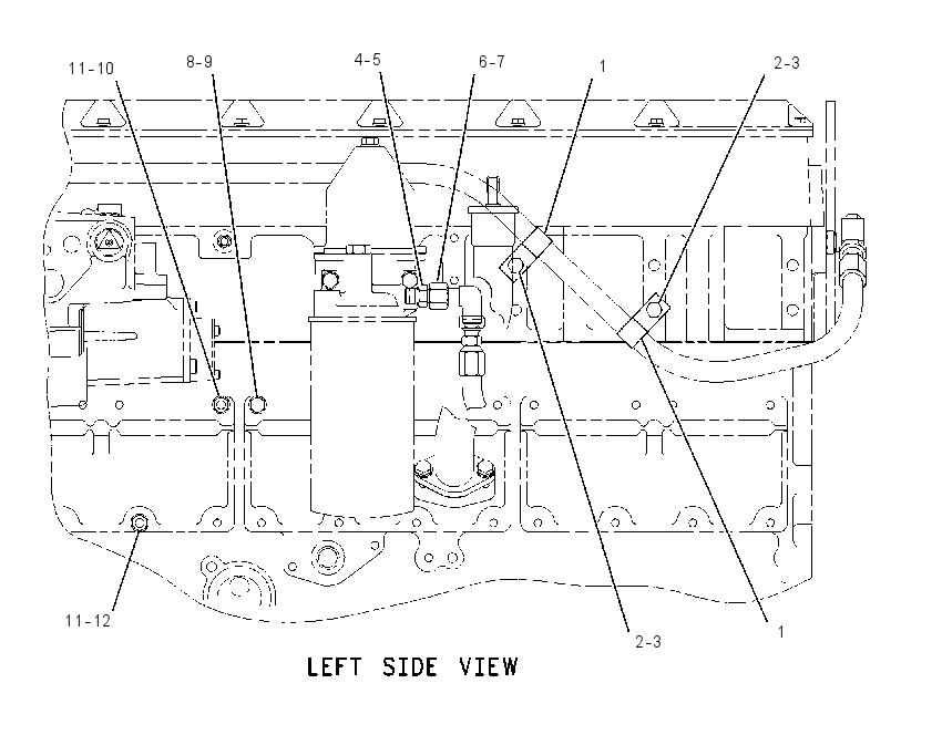 FASTENER GP-FUEL LINES 1725321 CAT