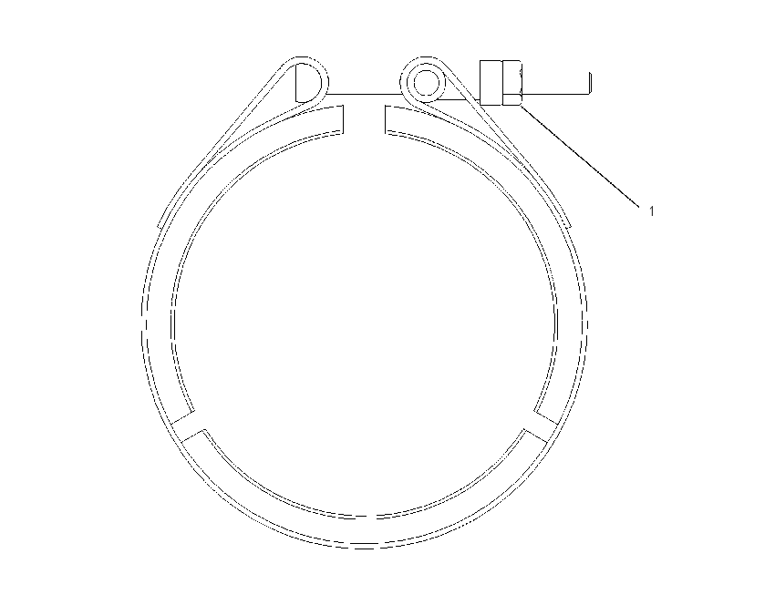 CLAMP AS-EXHAUST 3905132 CAT