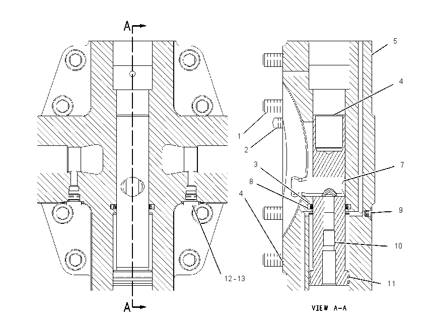 HEAD GP-MOTOR 1375253 CAT