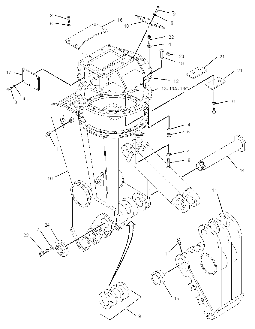 HOUSING GP-PULVERIZER 1450622 CAT