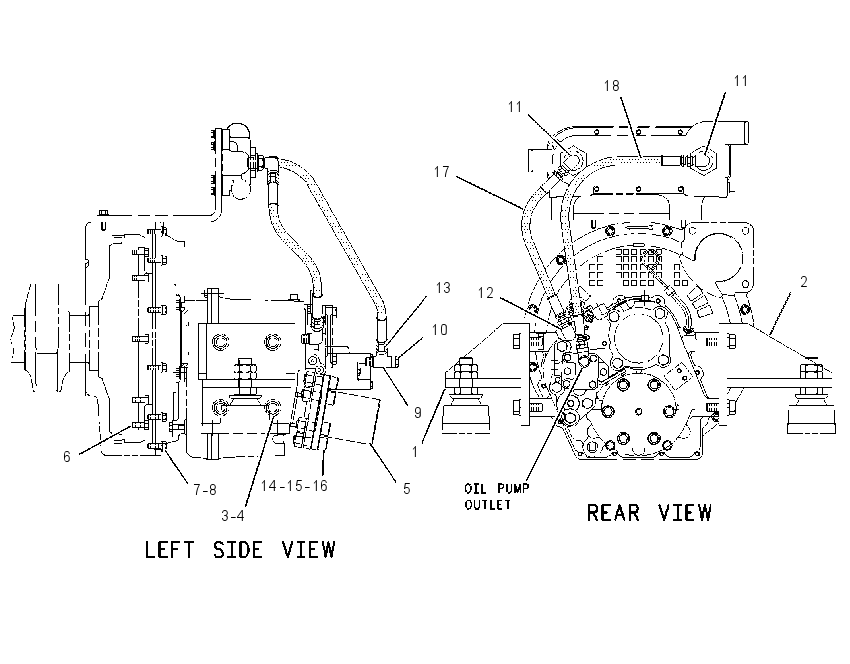 MOUNTING GP-MARINE XMSN 1304001 CAT