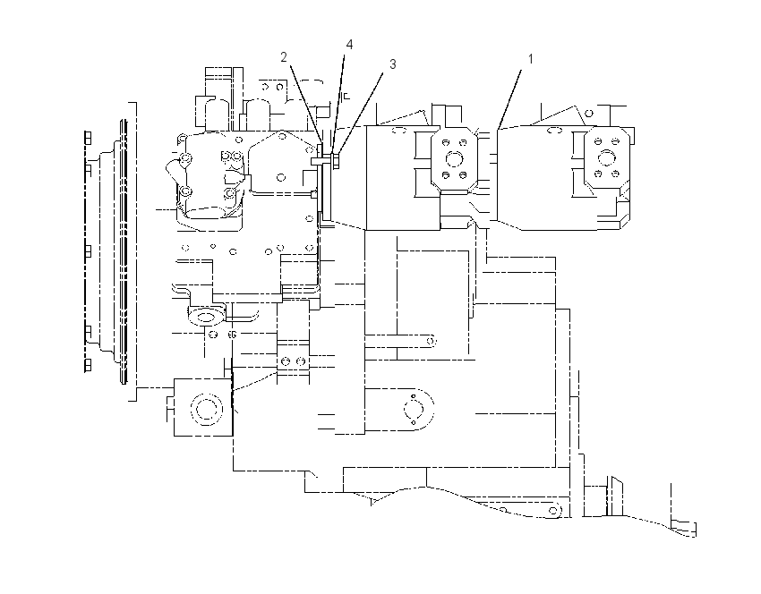 PUMP & MTG GP-IMPL & STEERING 1322476 CAT