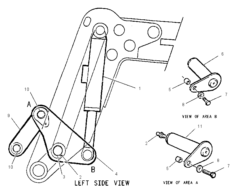 CYLINDER & MTG GP-TILT 1221851 CAT