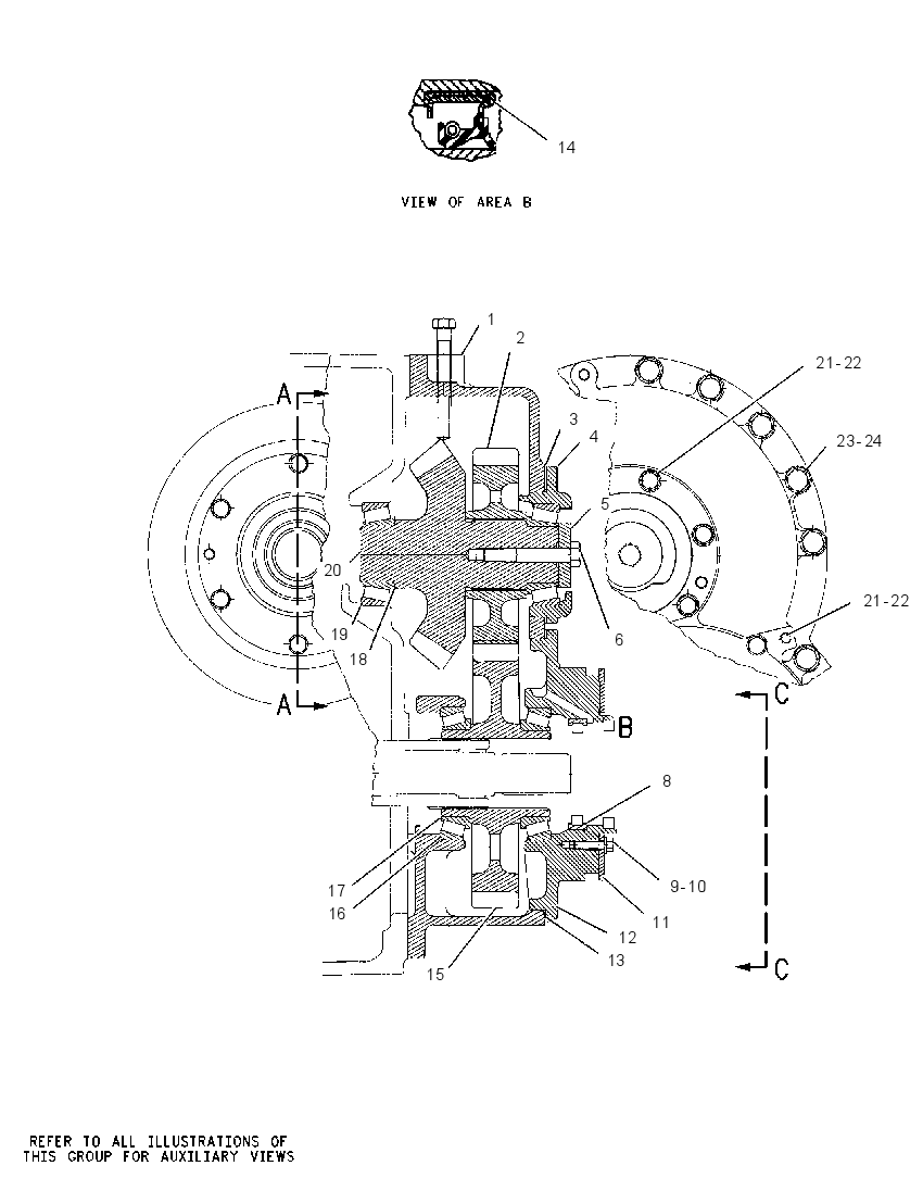 GEAR GP-BEVEL & TRANSFER 1569780 CAT