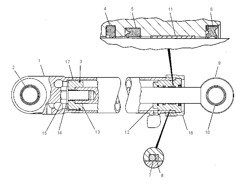CYLINDER GP-ARCH 6E0366 CAT