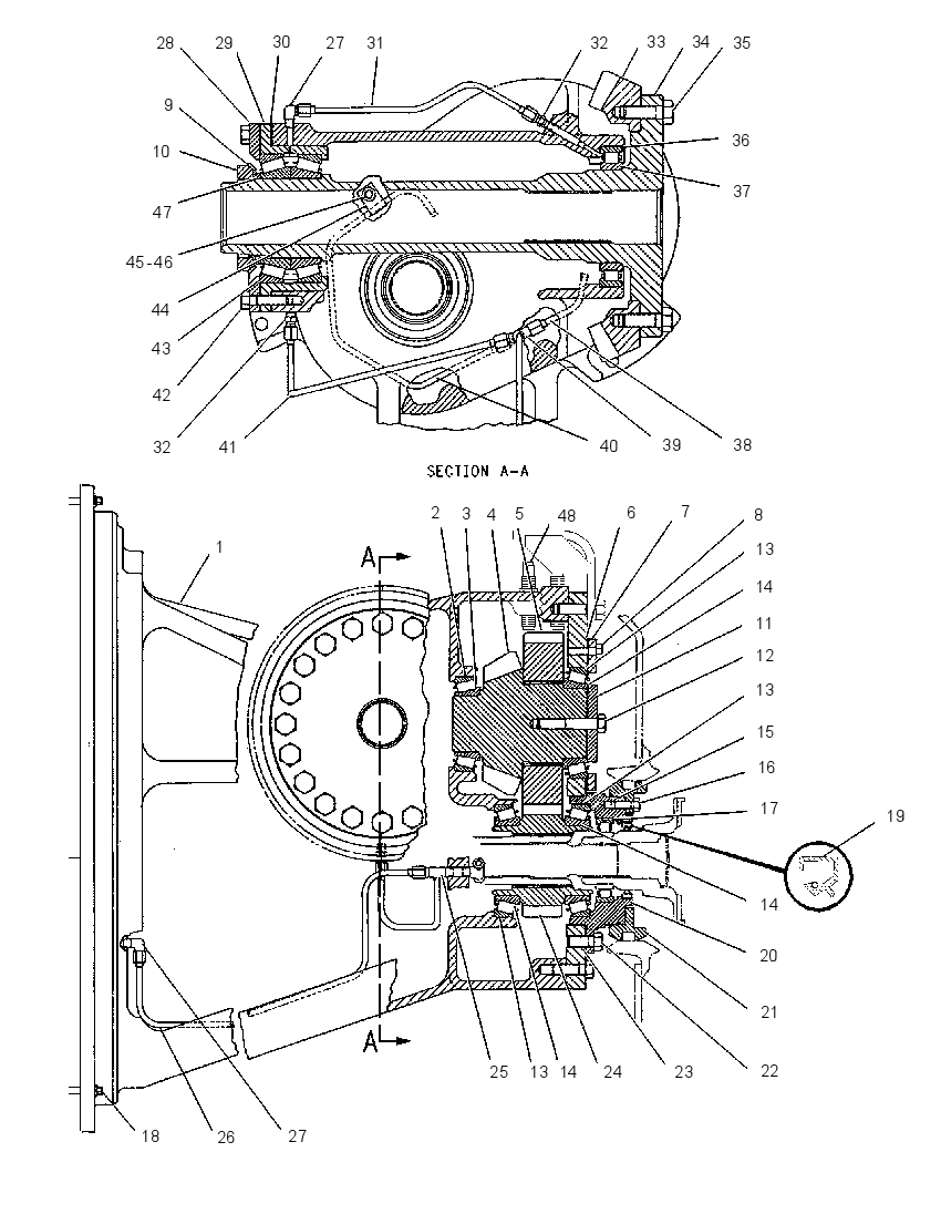 BEVEL AND TRANSFER GEAR 1088868 CAT
