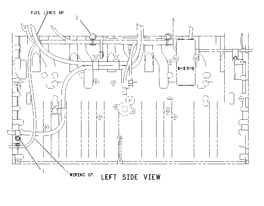 MOUNTING GP-FUEL LINE 1747464 CAT